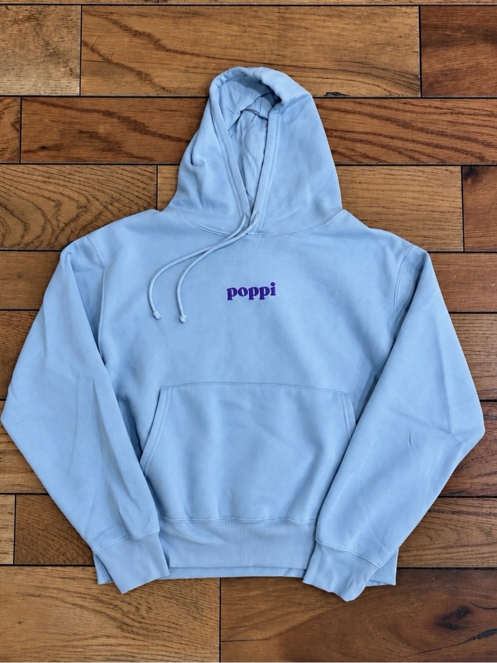 Poppi x Target Adult XXL Blue Future Served Fresh Graphic Pullover Hoodie